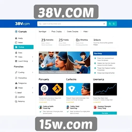 Análise da interface do usuário do 38V.COM